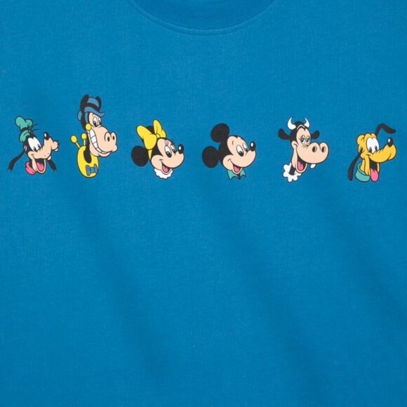 NWT Disneyland Resort Mickey Mouse and Friends Blue Long Sleeve Medium T-Shirt - Picture 3 of 11